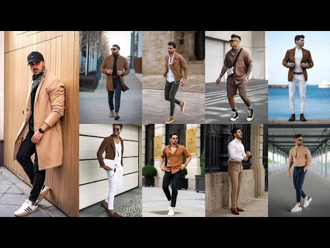brown shade outfits for men। Popular trending brown men's outfit