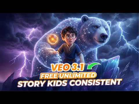 Full Course - How to Create 3D Animation Story AI For Kids Consistent Character with Veo 3.1 Free