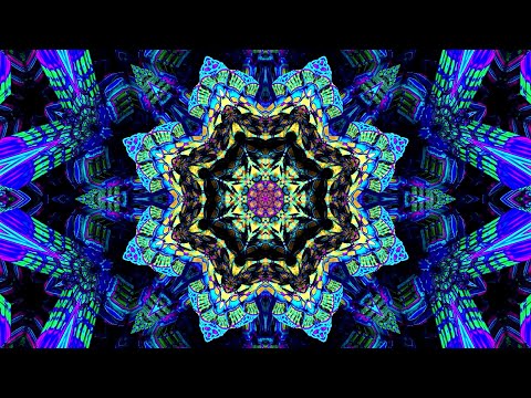 10 Hours Fractal Therapy | 528 Hz Frequency Music - Trippy Fractal Artwork for Deeper Understanding