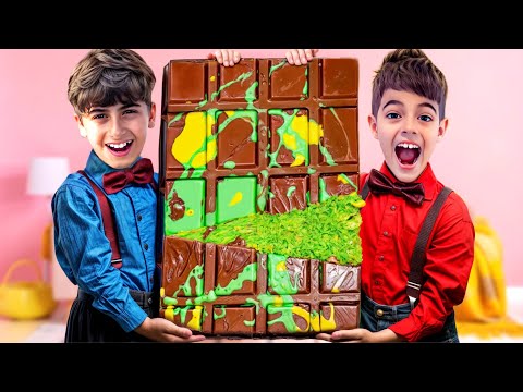 خلودة وقصي صنعوا أكبر شوكولاتة دبي في العالم😱