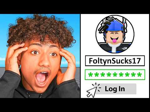 I LOGGED Into My BIGGEST HATERS Account.. (Roblox Blade Ball)