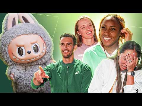 Do pro tennis players know pop culture? 🤔😂