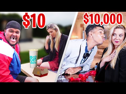 $10 DATE VS $10,000 DATE CHALLENGE