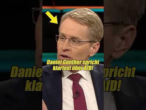 Daniel Günther Spricht KLARTEXT Über Die AfD!