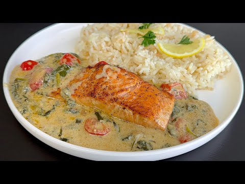 The Tastiest and Easiest Recipe I've Ever Ate! Tuscan Salmon!