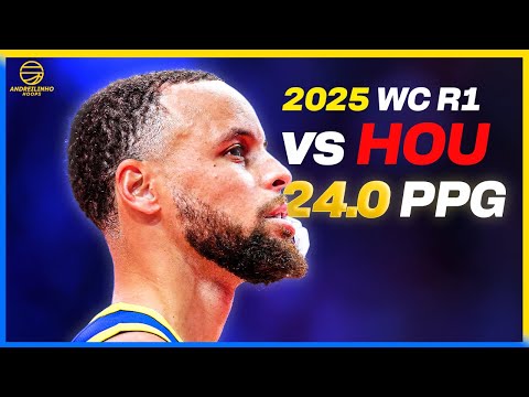 Stephen Curry Full Series Highlights vs Rockets ● 2025 WC Round 1 ● 24.0 PPG! ● 1080P 60 FPS