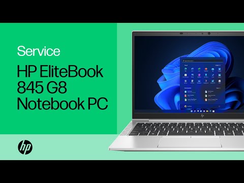 Service Teardown: HP EliteBook 845 G8 Notebook PC | HP Computer Service | HP Support