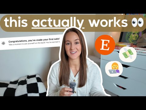 Here’s what I’d do to get my first sale on Etsy (full walkthrough)