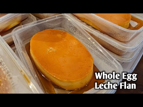 Whole Egg Leche flan na ma Creamy at smooth