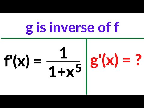 A Problem of Function | Inverse Function | Derivative of a Function