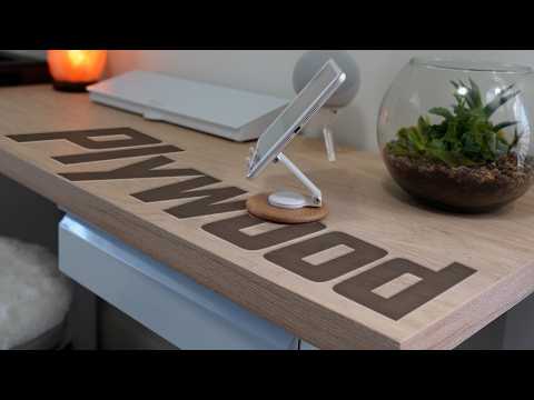 Quick Glued Veneered Plywood Desk