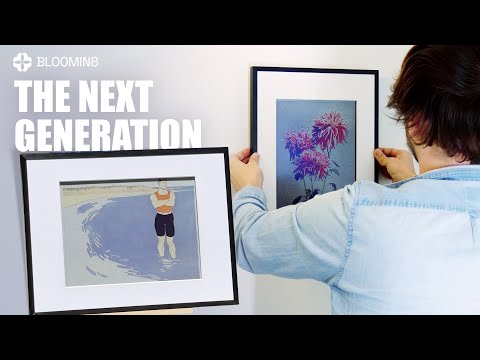 Color E-Ink on Your Wall! BLOOMIN8 E-Ink Canvas Hands-On Review