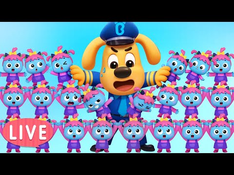 🔴LIVE | Antel's Mini Squad | Useful Stories for Kids | Safety Rules | Cartoon | Sheriff Labrador