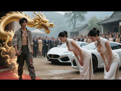 Poor man returns, sees wife & sister bullied, commands all bosses kneel—villain pees!