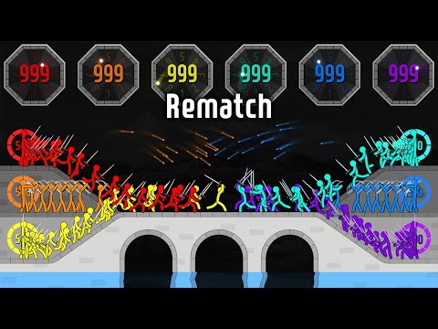 3v3 Bridge Clash (Remaster/Rematch) - Stickman & Ragdoll Fight