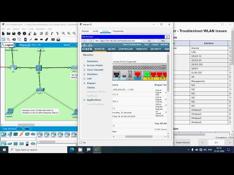 13.4.5 Packet Tracer - Troubleshoot WLAN Issues