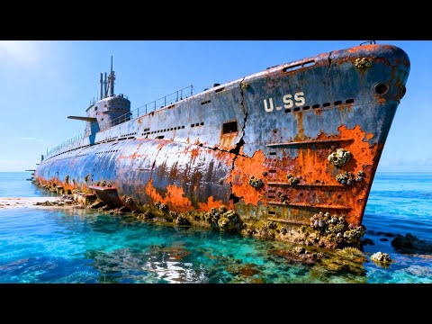 RESTAURACIÓN COMPLETA DEL USS NAUTILUS ABANDONADO DESDE 1951 EN EL FONDO DEL MAR —CHATARRA NUCLEAR!