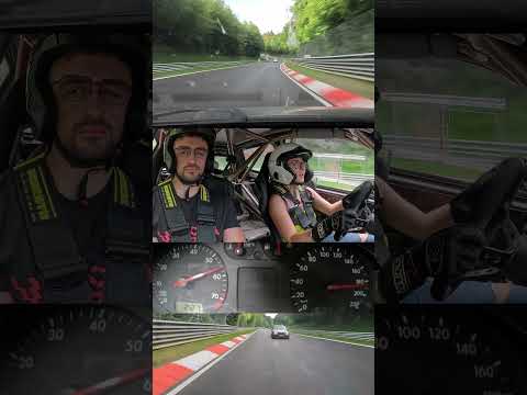 She's an ABSOLUTE ANIMAL Behind the Wheel🤯🔥 // Nürburgring
