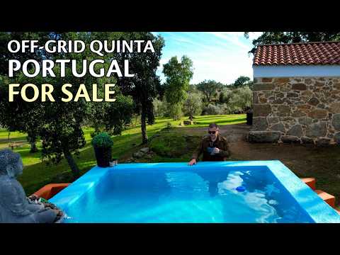 Off-Grid Quinta FOR SALE in Portugal with 2 Hectares of Farm Land