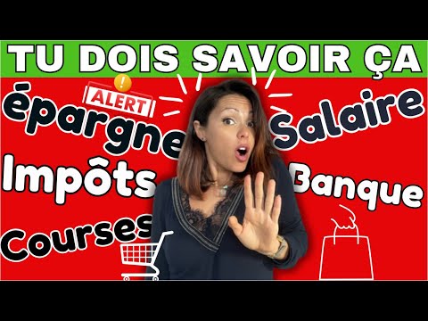 ARNAQUE : BANQUE I IMPOTS I EPARGNE I REPAS. Evite ça !
