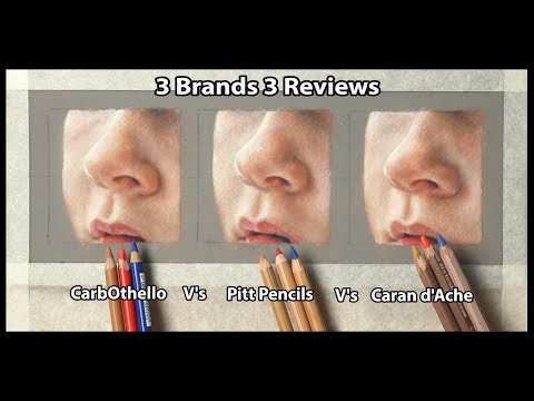 Pastel Pencil Study... Learn my skin tone technique | 3 different Brands 3 Reviews. Narrated Tips