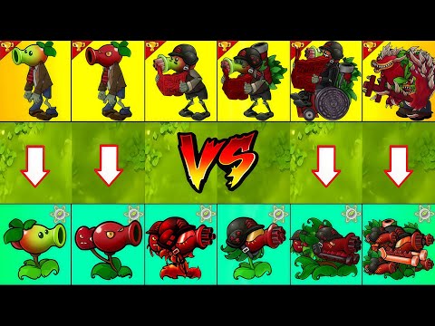 PVZ 1 Fusion 3.2 Challenge!! Plants Cherry Fusion vs All Cherry Zombie - Who Will Win?
