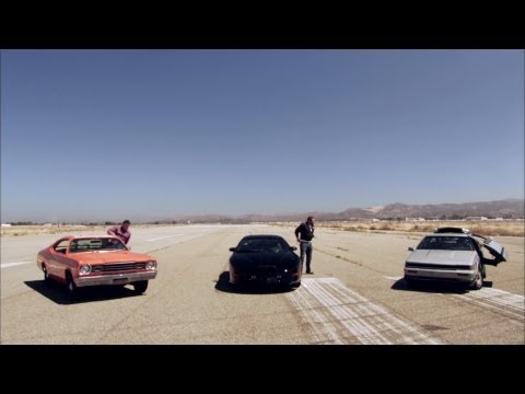 DeLorean vs KITT vs General Lee | Hollywood Cars | Top Gear USA