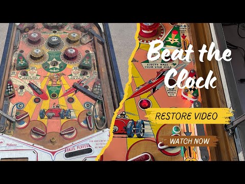 Bringing a 1963 Williams Beat the Clock Pinball Back to Life!
