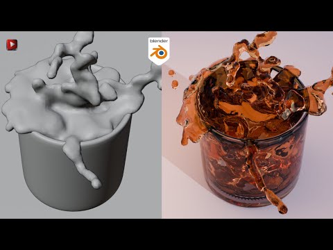 How To Create An ice Cube  Splash In Blender!