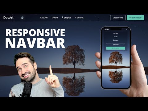 Responsive Navbar in HTML CSS | Step by Step