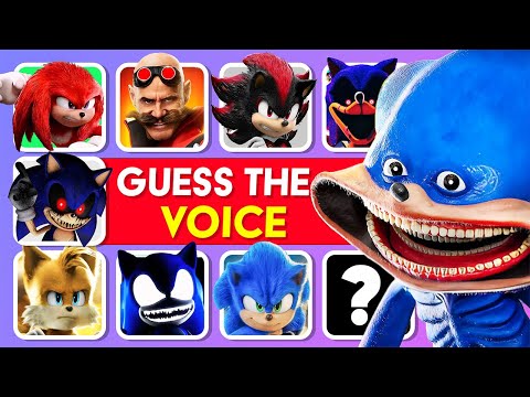 Guess The Sonic Shin Sonic Band Characters by Voices 🎬🦔💙 Sonic the Hedgehog 3 Movie Quiz |  fastQuiz