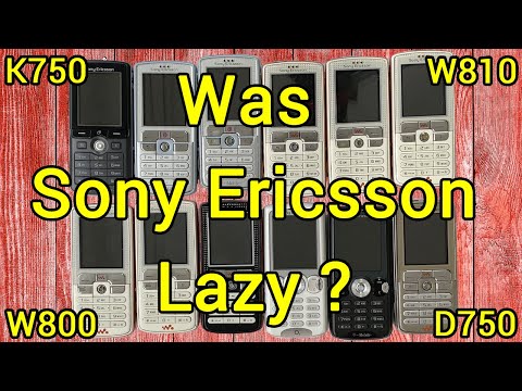 Strange History behind the W800i and its siblings | Sony Ericsson W810i, K750i, D750, W700i