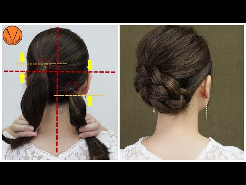 【updo hairstyles】Easy bun hairstyle // hair tutorial // chinon // hair stylist