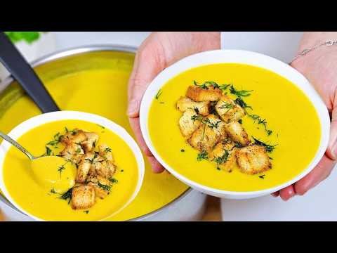 Готовлю Теперь ВСЕ ЛЕТО!! Крем-Суп из 1кг КАБАЧКОВ🔥ВКУС ПРОСТО🔥Улучшенный рецепт✅️