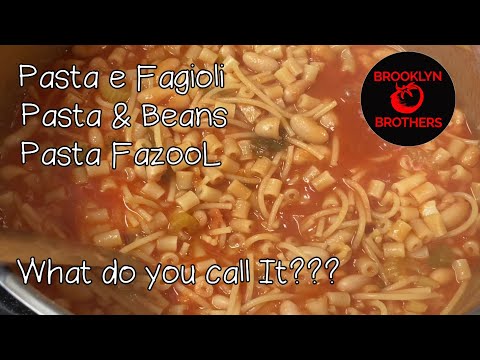 Grandma’s Pasta Fazool Recipe – How to make Pasta e Fagioli