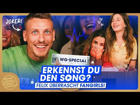 Felix Lobrecht überrascht Fangirls!😱 | Erkennst DU den Song? (WG-Special)