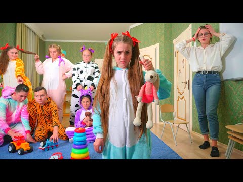 ДИАНА ВЕРНУЛАСЬ В ДЕТСТВО! Детский сад в РЕАЛЬНОЙ ЖИЗНИ