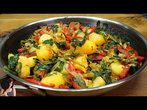 I cook potatoes like this every weekend! Simple and delicious recipe with potatoes! ASMR