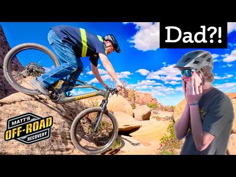 We Took Matt Mountain Biking and His Kids Were Astonished!