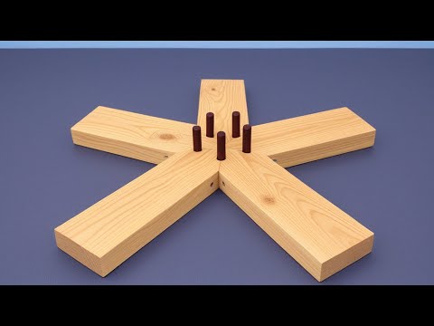 A never-before-seen wood-joining technique has been invented by a 60-year-old carpenter!