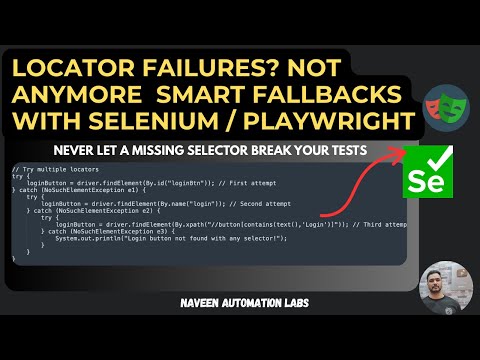Locator Failures? Not Anymore-Advanced Element Handling:Never Let a Missing Selector Break Your Test