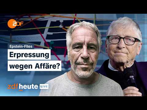 Epstein-Verbindungen von Gates, Trump und Heidelberger Investor Jarecki | ZDFheute live