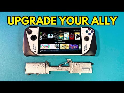 Asus ROG Ally 74wh battery mod: and more