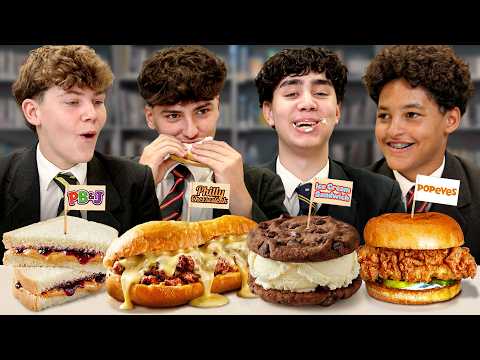 British Highschoolers mind-blown by American Sandwiches!