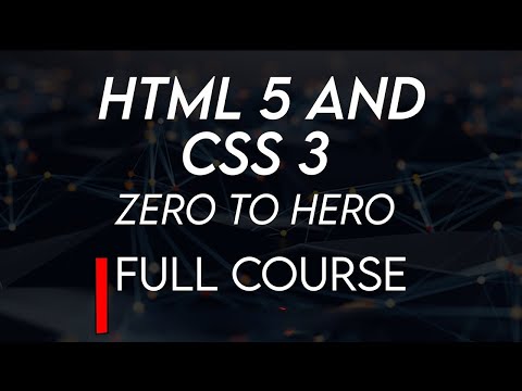 HTML and CSS tutorial for beginners | HTML CSS Complete Course
