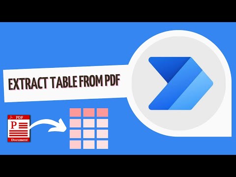 How to Extract Table from PDF using Power Automate | Power Automate Tutorial