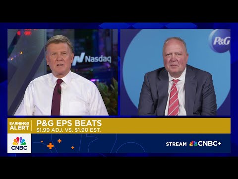 P&G CEO Jon Moeller on Q1 2026 results: 40th consecutive quarter of organic sales growth