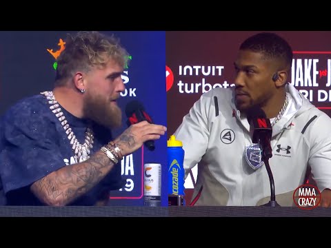 Jake Paul vs. Anthony Joshua Trash Talk Highlights