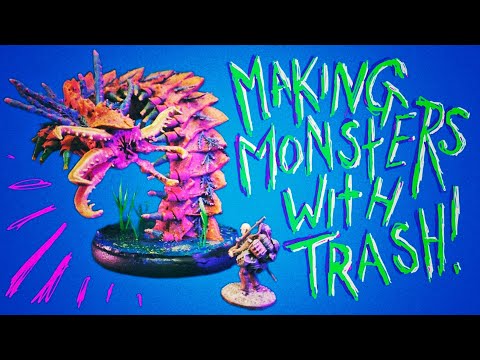 Use your TRASH To Make Cool MONSTERS!