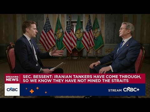 Sec. Bessent: U.S. Navy will escort vessels through Strait of Hormuz as soon as militarily possible